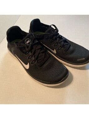 Nike Free Run RN Women’s Running Shoe Size 7.5 Black And White